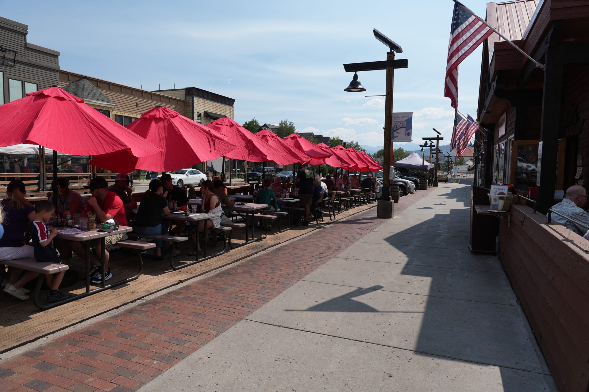 The Outdoor Patio on Main Street